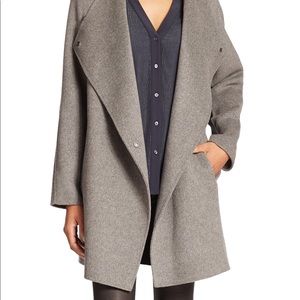 Vince Asymmetrical Wool Coat